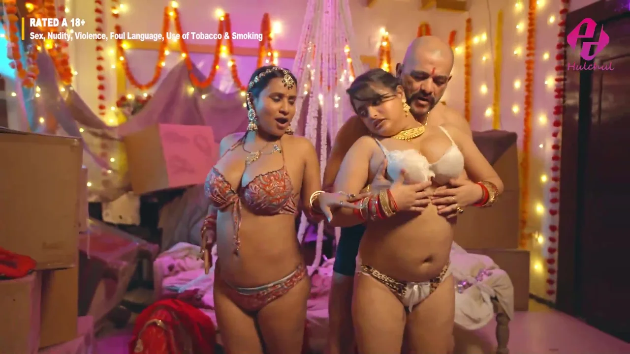 Khatiya E6 – Desi Threesome Sasur Bahu Porn